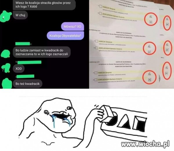 Widać wykształcenie to za mało