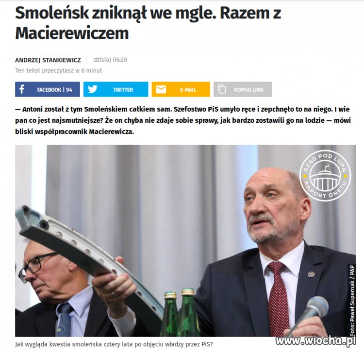 Jakoś cicho ostatnio było o wielkiej komisji