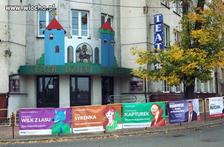 Aktorzy teatru dziecięcego ośmieszyli pis