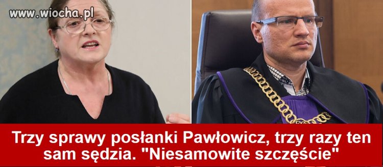 Trzy różne sprawy Pawłowicz