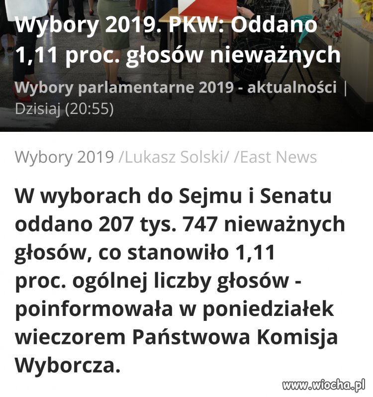 Polak potrafi postawić krzyżyk na drugiego