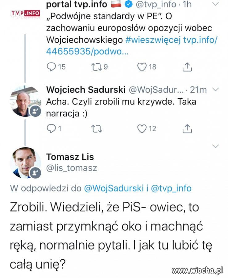 W wiadomościach podali,nie to,że się nie 