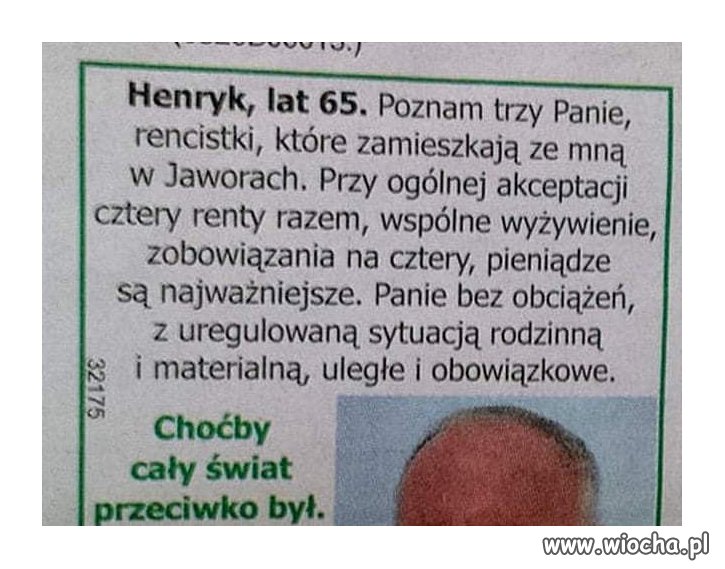 Ma dziadek rozmach...