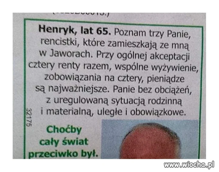 Ma dziadek rozmach...