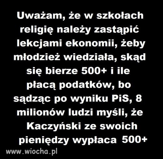 Ekonomia zamiast religii