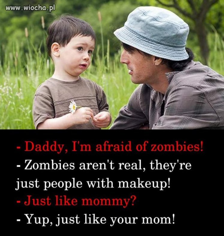 Jak wytłumaczyć dziecku, co to jest zombie.