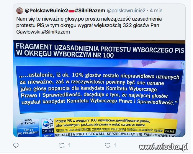 Te nieważne głosy PiSowi się...