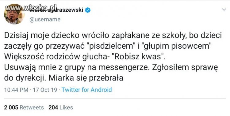 Arcybiskup się wreszcie odezwał ..