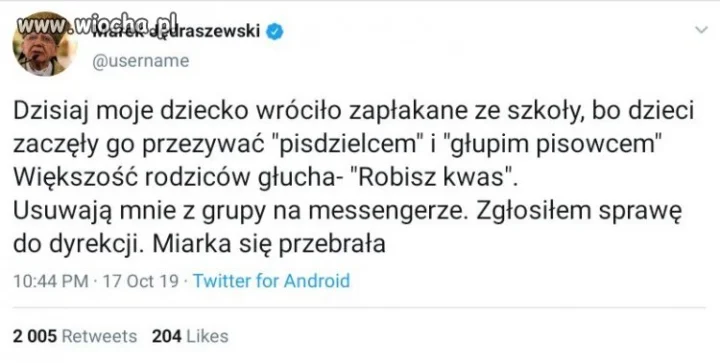 Arcybiskup się wreszcie odezwał ..