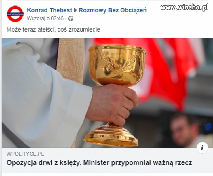 Był jednym z największych antyklerykałów na Wiosce