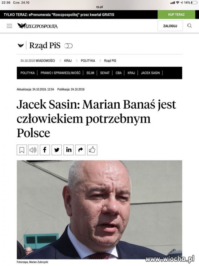 Tak samo potrzebnym jak Jacek Sasin ...