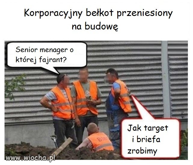 Korporacyjny bełkot