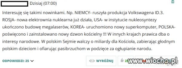 Nowinki ze świata 