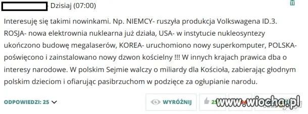 Nowinki ze świata 