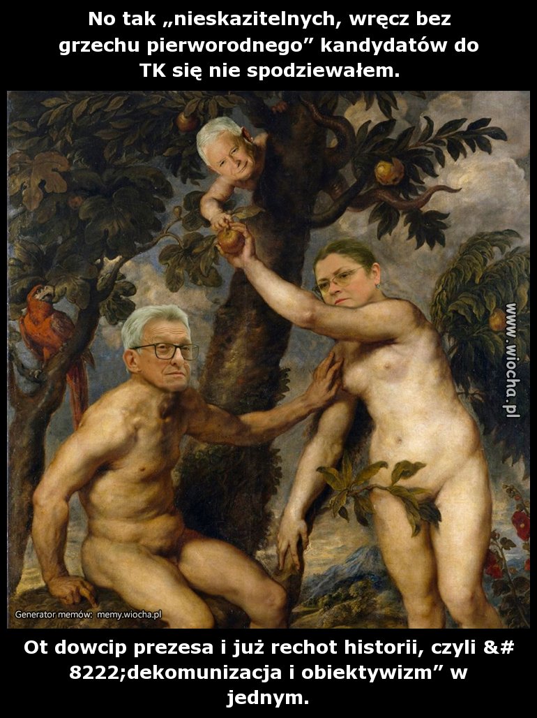 No tak „nieskazitelnych, wręcz bez