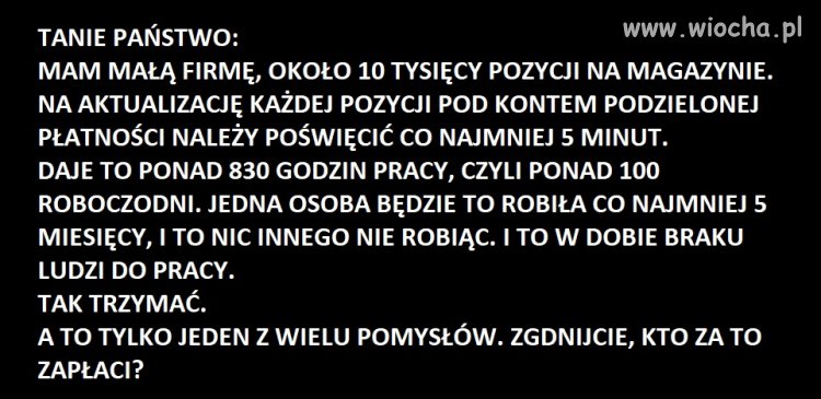 TANIE PAŃSTWO