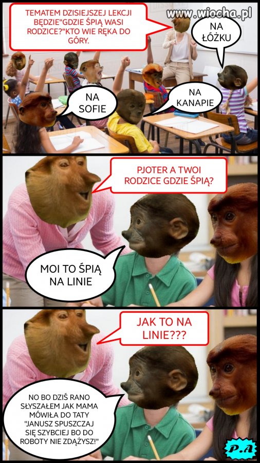 Gdzie śpią rodzice