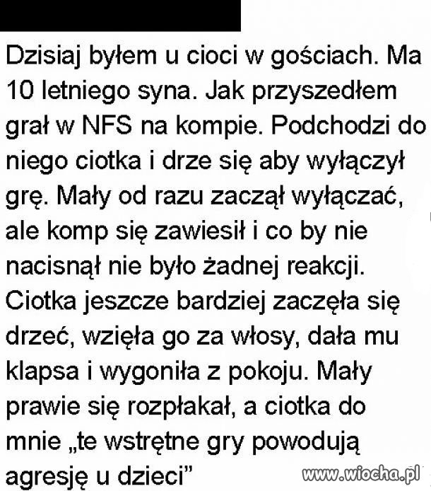 Gry powodują