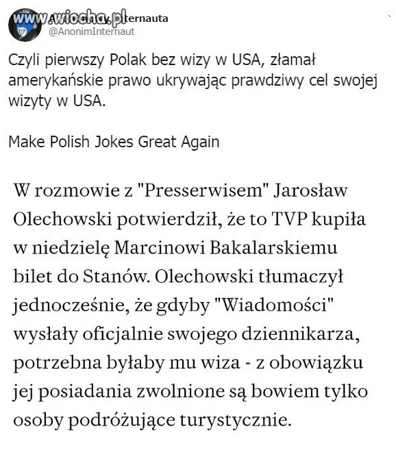 Oszukali służby USA