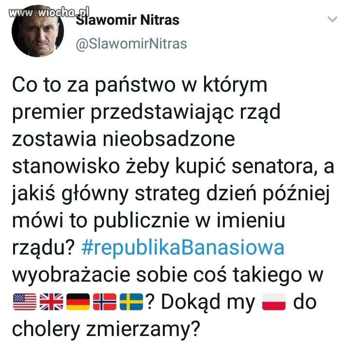 Zmierzamy, ale raczej do tyłu.