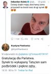 Noworodek z pięknymi zębami.