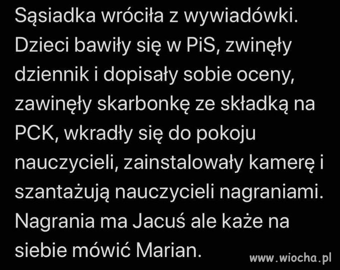 Zabawa w PiS