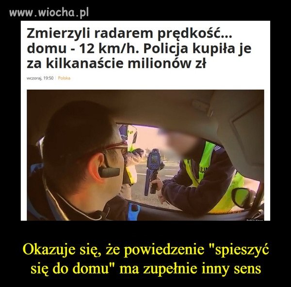 Polska policja znowu dała popis