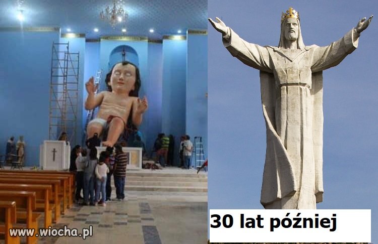 Dzieciątko Jezus w rozmiarze 5XL