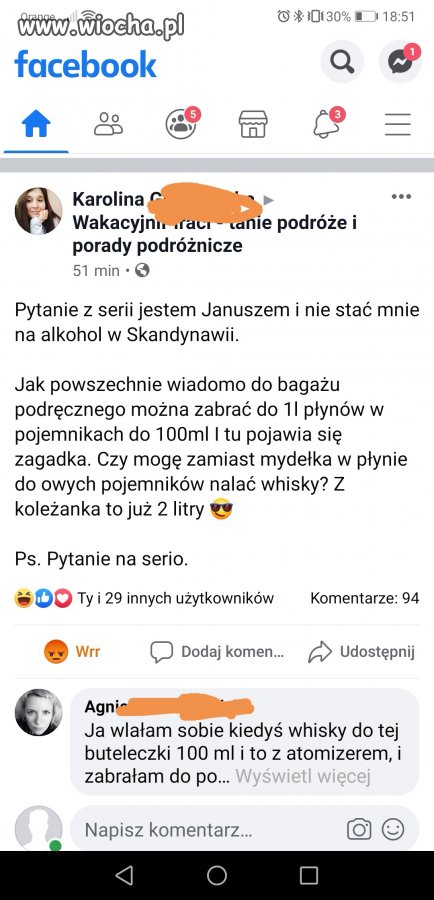 Młoda Karyna leci za granice