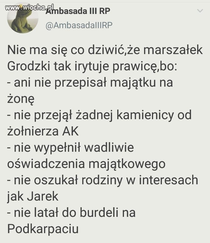 Zagrał pisowi na gulu.