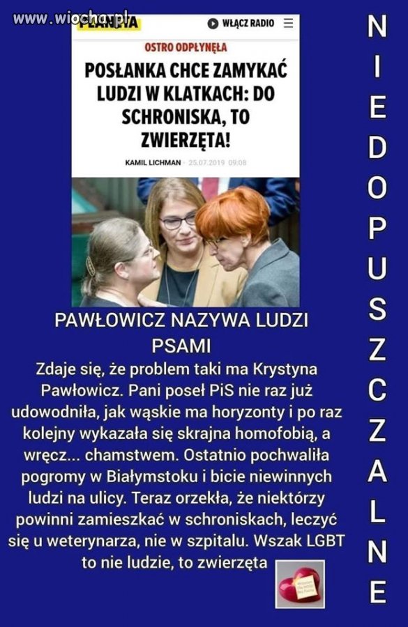 Pamiętam jak mówiła, że wycofuje się z polityki