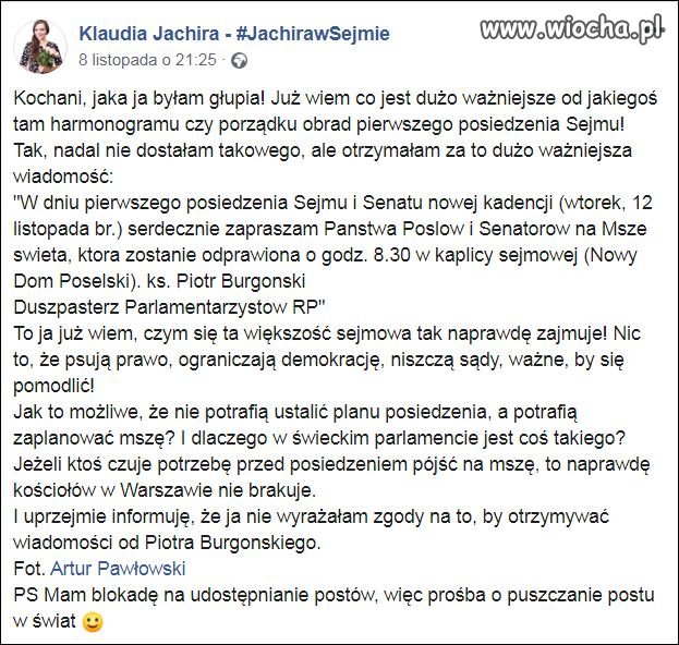Msza to jest już standard w świeckim państwie