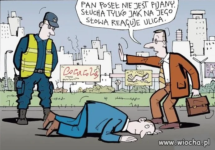 Słucha tylko płyt chodnikowych