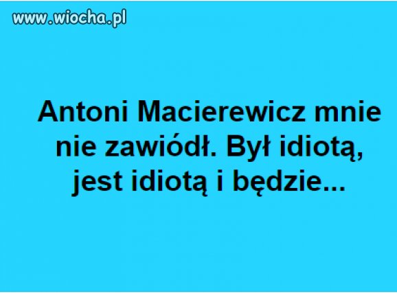 Nie zawiódł
