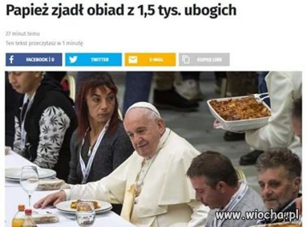 Głodnych nakarmić ubogimi