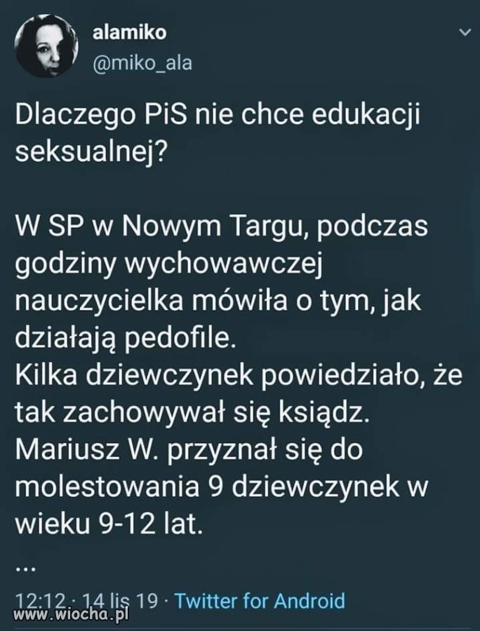 I po to jest właśnie ta edukacja