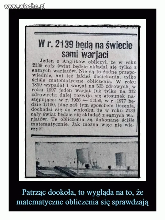 Matematyka nie kłamie
