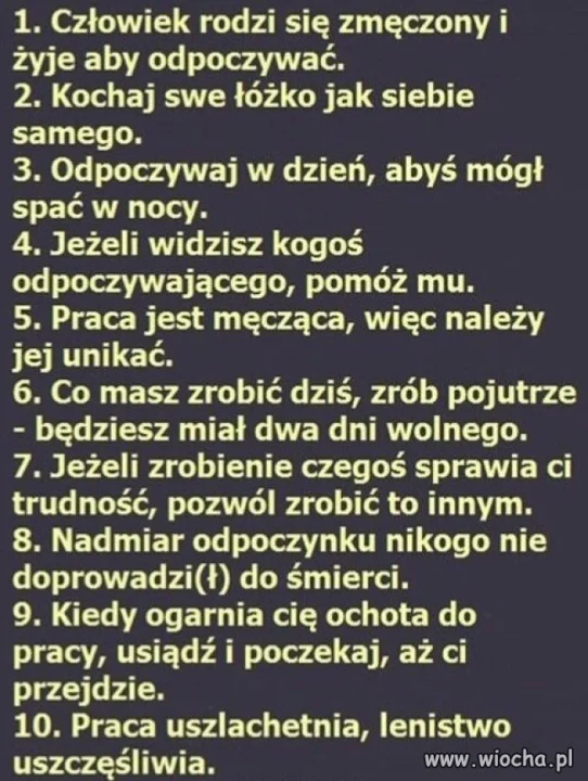 Kilka prawd życiowych.