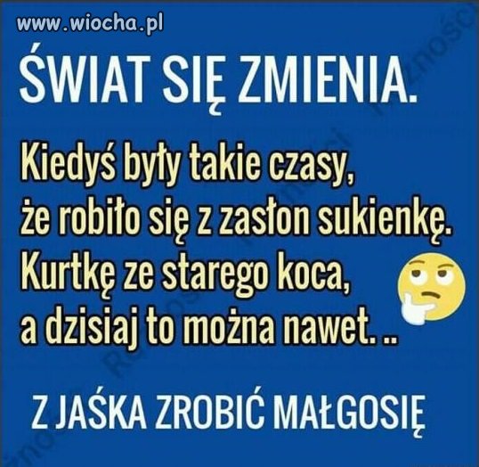 Świat się zmienia