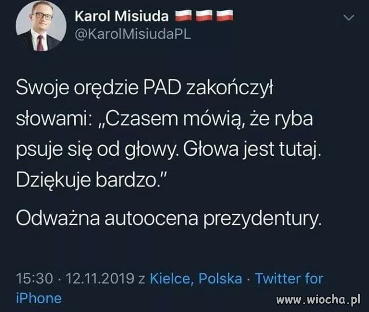 Poczuł smrodek ?