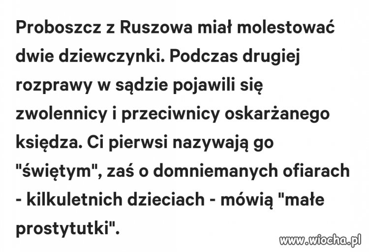 Polska - kraj kilkuletnich prostytutek.