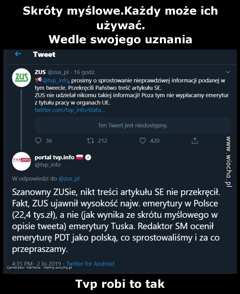 Skróty myślowe.Każdy może ich używać.