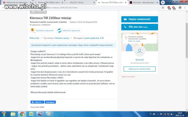 BARDZO CIEKAWA OFERTA PRACY