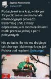 Oj tam, oj tam ... transmisje na żywo z pokazów ..