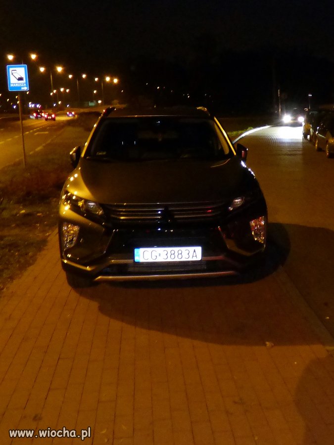 Paniusia z mamusią przyjechała na cmentarz.