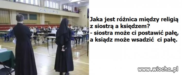 Mamuś dostałem pałę z religii