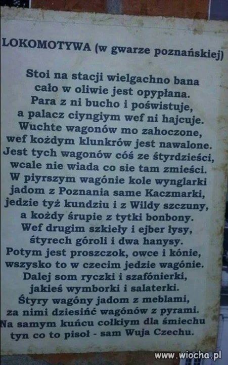 Gwara poznańska...
