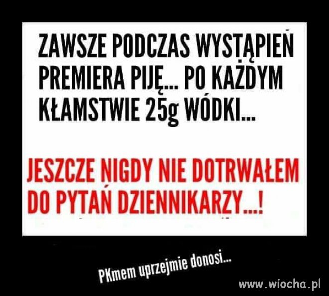 Przy Mateuszu to tak jest