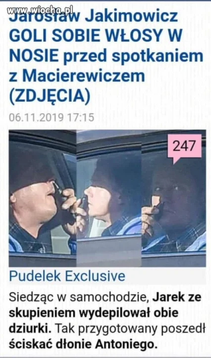 Marzy mu się kariera Misiewicza 