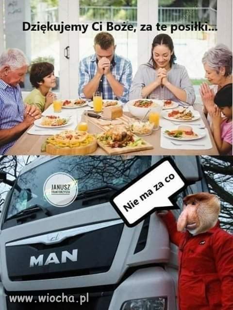 Z podziekowaniem